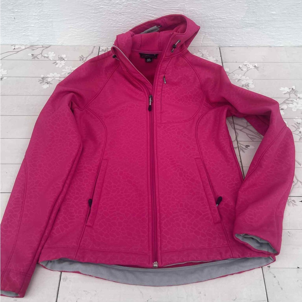 Kirklands Vibrant Pink Fleece Jacket - Picture 4 of 9